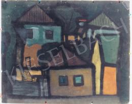 Vajda, Lajos - Szentendre Nights, c.1937, oil on paper, 55x68 cm, Unsigned, Photo: Tamás Kieselbach
